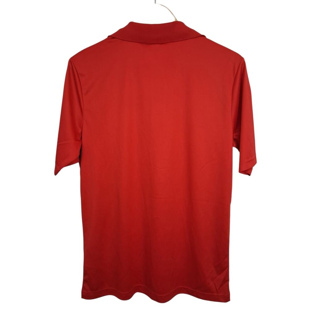 Kansas City Chiefs Golf Polo Shirt Mens M Red Short Sleeve NFL Team Apparel NWT - Picture 6 of 6